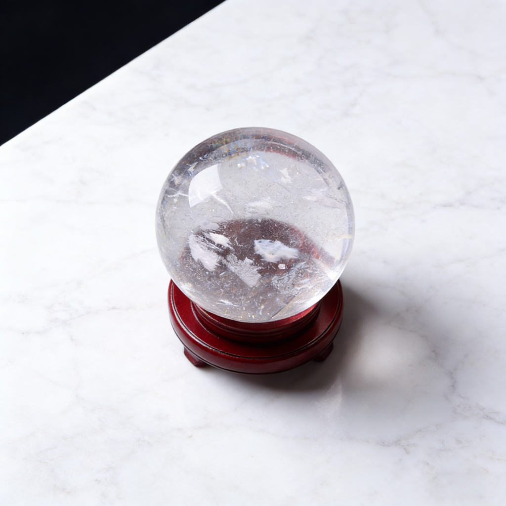 White crystal ball