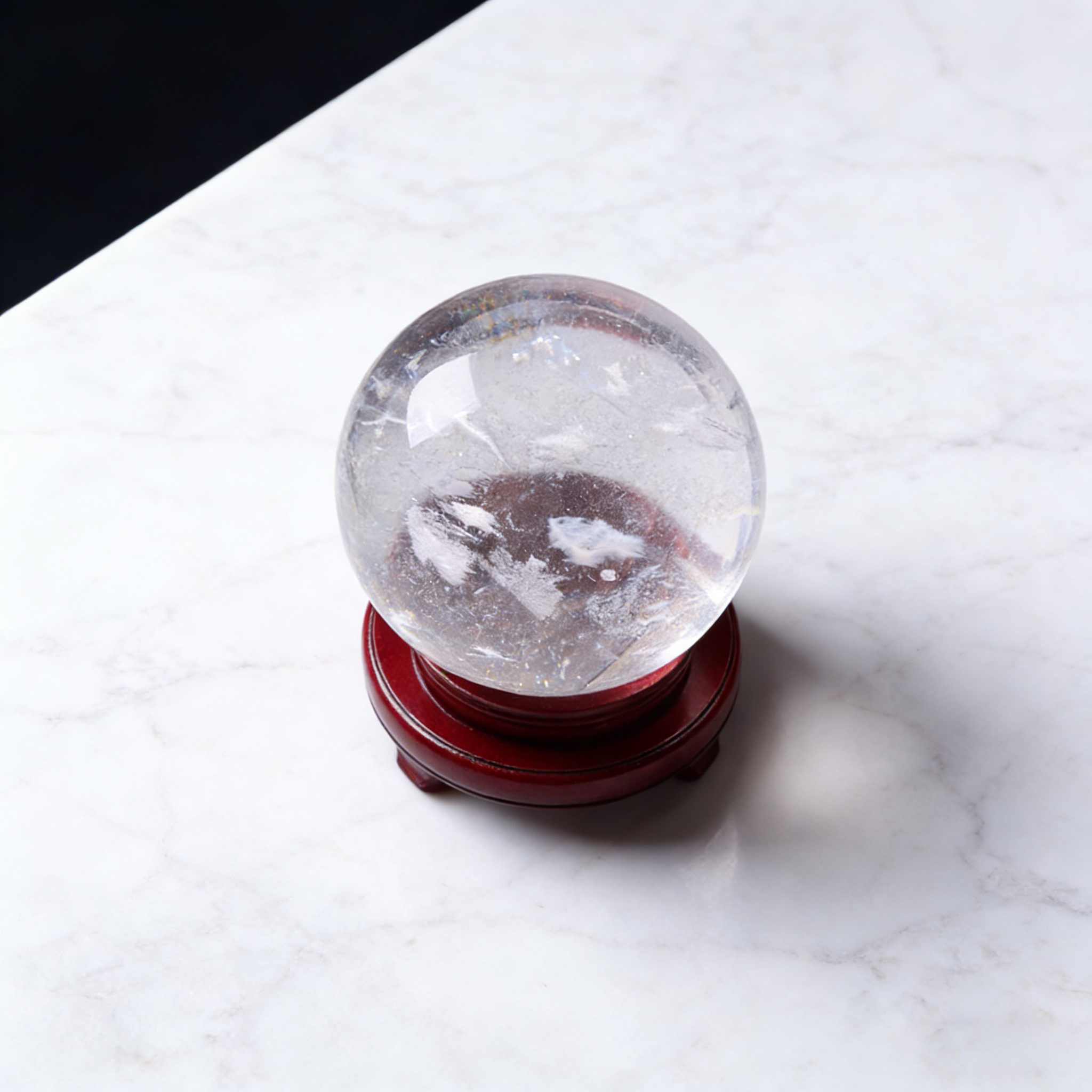 White crystal ball