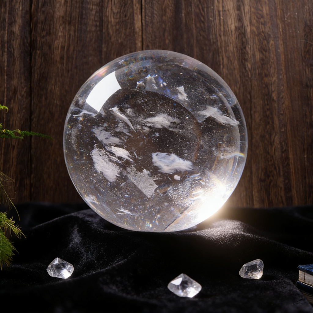 White crystal ball